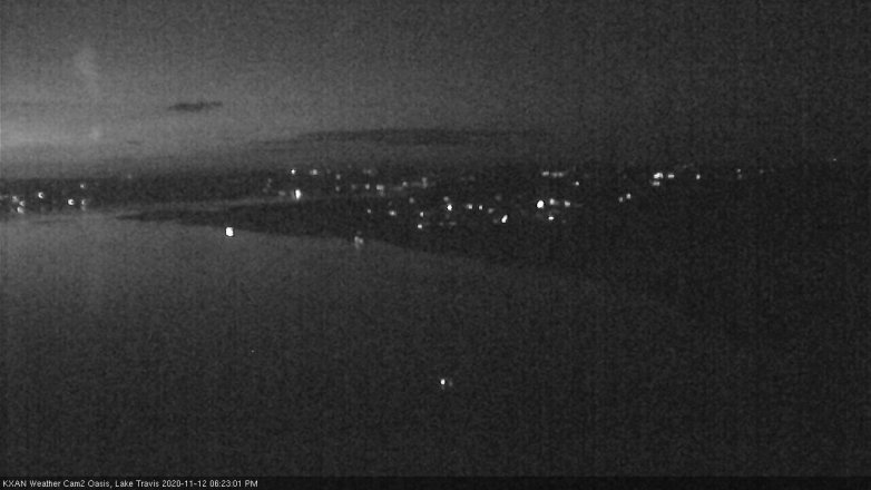 Lake Travis webcam, November 12, 2020 6:25 PM CT