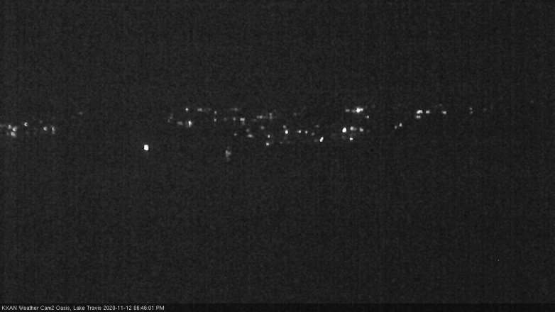 Lake Travis webcam, November 12, 2020 6:45 PM CT