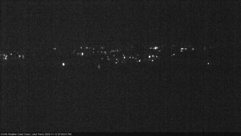 Lake Travis webcam, November 12, 2020 7:00 PM CT