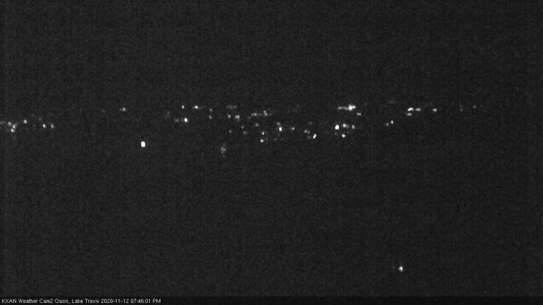 Lake Travis webcam, November 12, 2020 7:45 PM CT