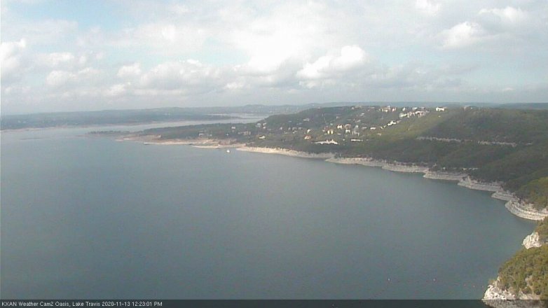 Lake Travis webcam, November 13, 2020 12:25 PM CT