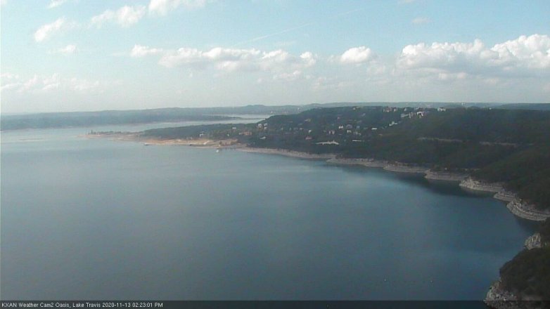 Lake Travis webcam, November 13, 2020 2:25 PM CT