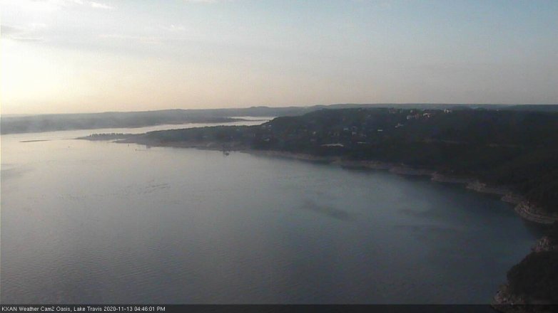 Lake Travis webcam, November 13, 2020 4:45 PM CT