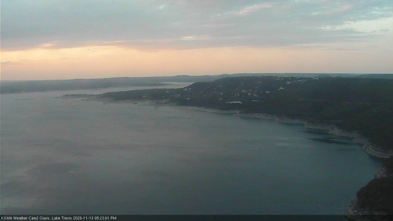 Lake Travis webcam, November 13, 2020 5:25 PM CT