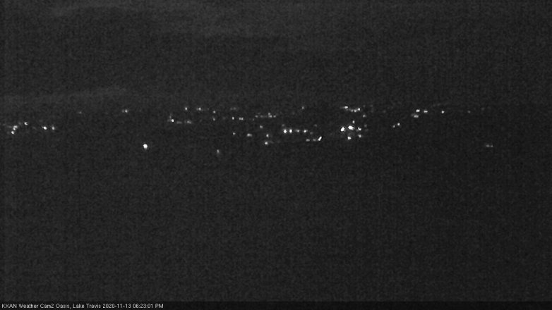 Lake Travis webcam, November 13, 2020 6:25 PM CT