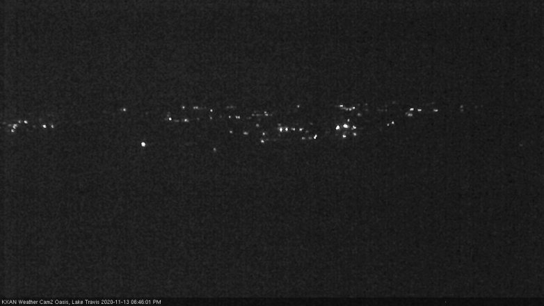 Lake Travis webcam, November 13, 2020 6:45 PM CT