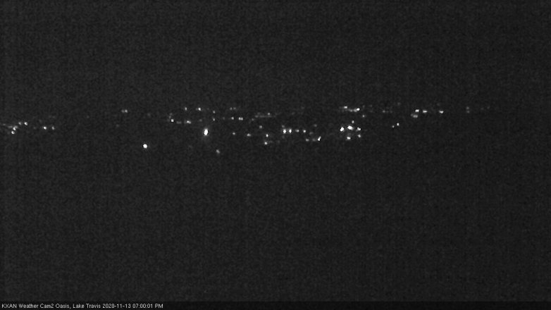 Lake Travis webcam, November 13, 2020 7:00 PM CT