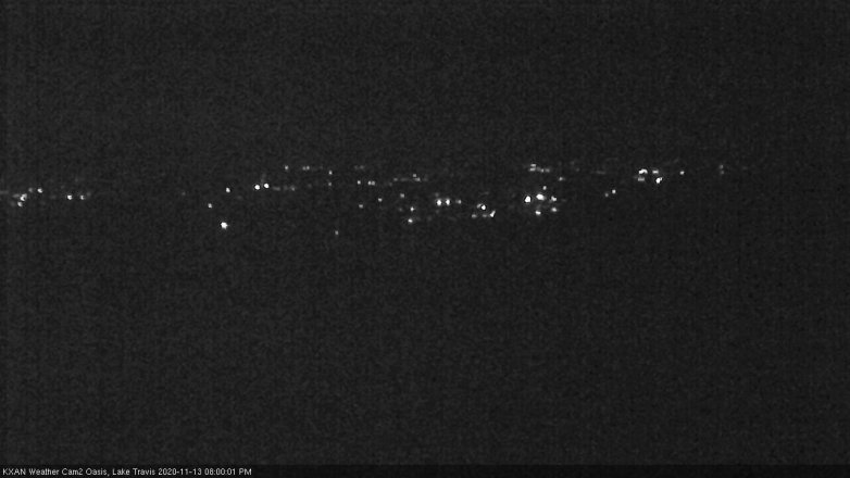 Lake Travis webcam, November 13, 2020 8:00 PM CT