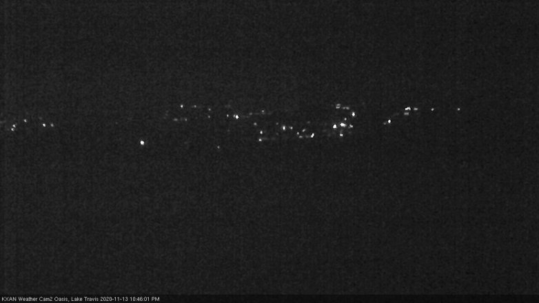 Lake Travis webcam, November 13, 2020 10:45 PM CT
