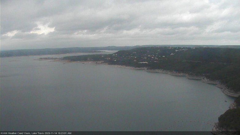 Lake Travis webcam, November 14, 2020 10:25 AM CT