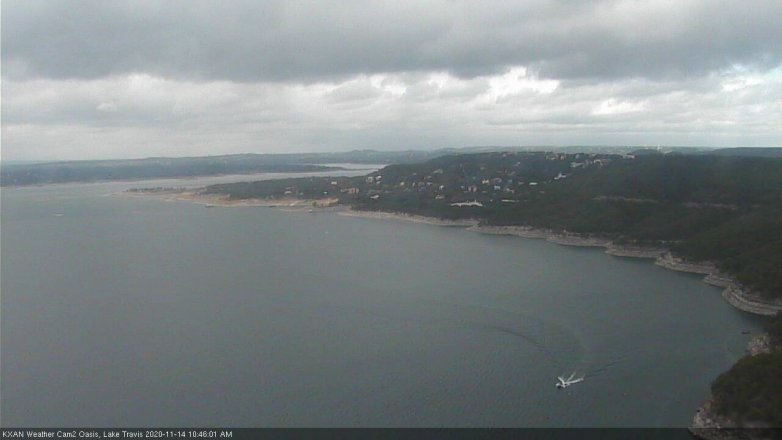 Lake Travis webcam, November 14, 2020 10:45 AM CT