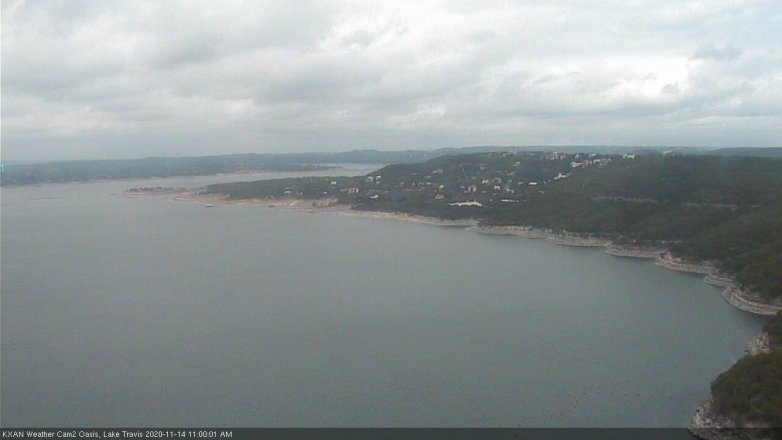 Lake Travis webcam, November 14, 2020 11:00 AM CT