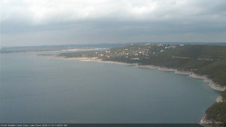 Lake Travis webcam, November 14, 2020 11:45 AM CT