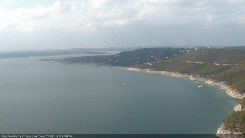 Lake Travis webcam, November 14, 2020 2:25 PM CT