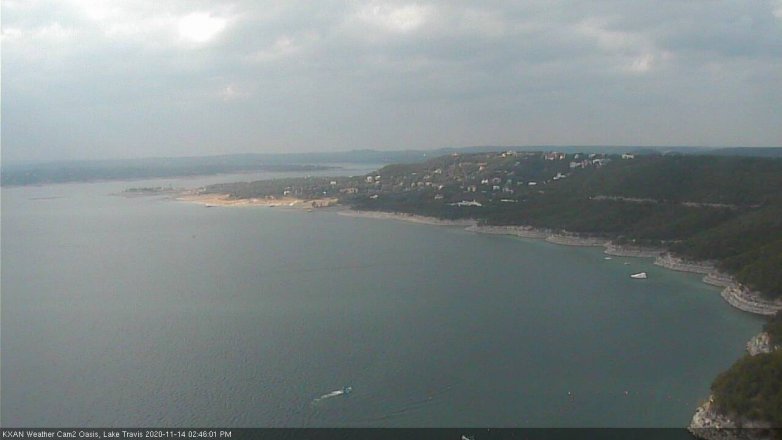 Lake Travis webcam, November 14, 2020 2:45 PM CT