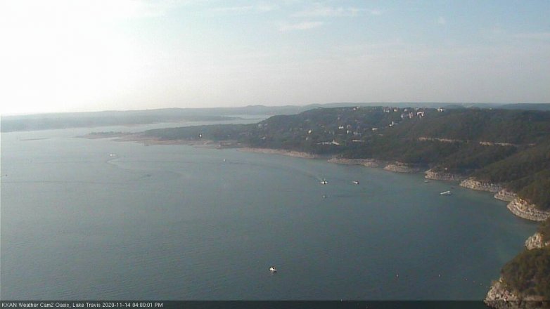 Lake Travis webcam, November 14, 2020 4:00 PM CT