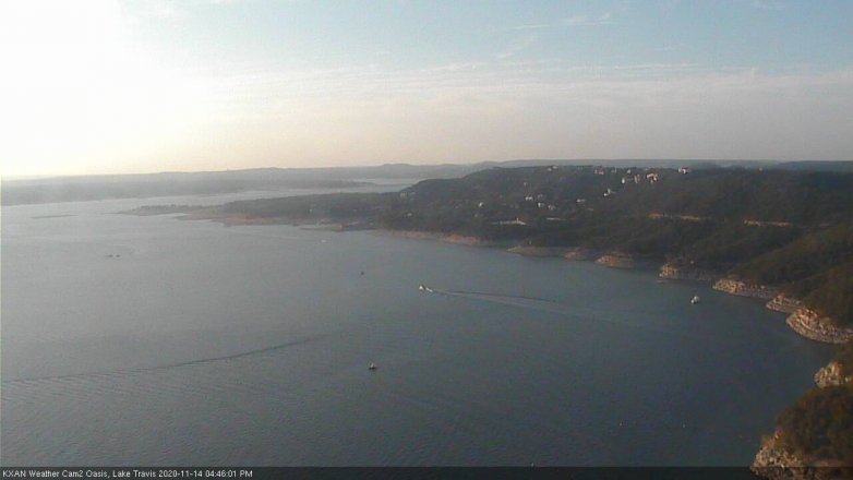 Lake Travis webcam, November 14, 2020 4:45 PM CT