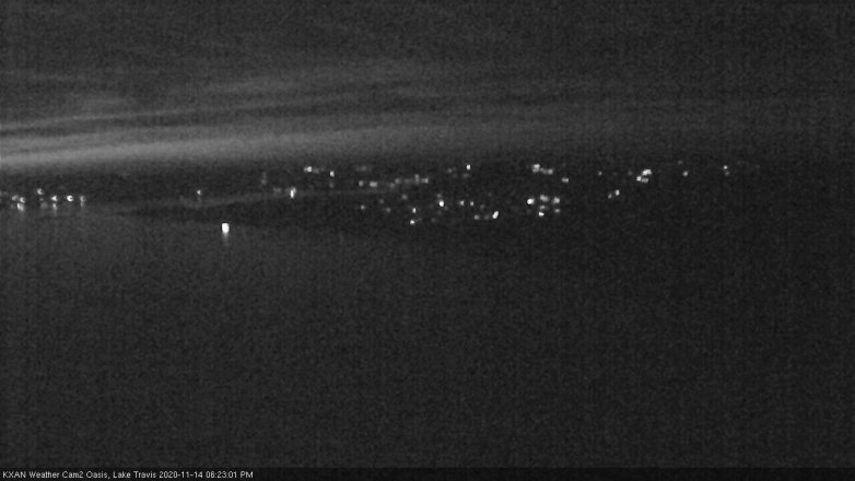Lake Travis webcam, November 14, 2020 6:25 PM CT