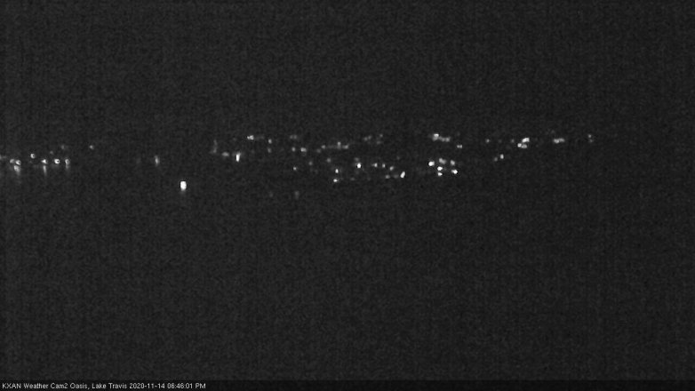 Lake Travis webcam, November 14, 2020 6:45 PM CT