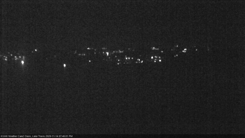 Lake Travis webcam, November 14, 2020 7:45 PM CT