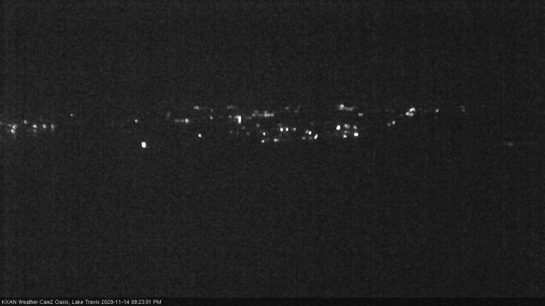 Lake Travis webcam, November 14, 2020 8:25 PM CT
