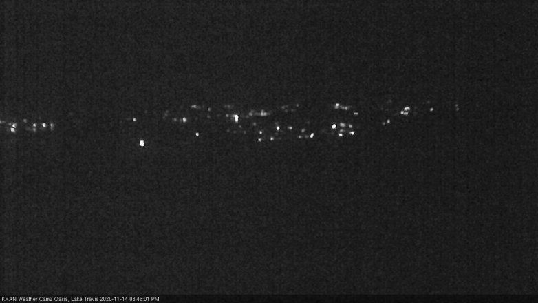 Lake Travis webcam, November 14, 2020 8:45 PM CT