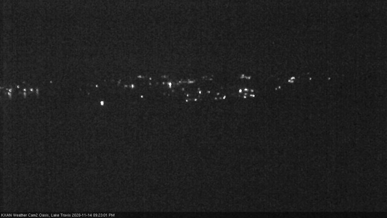 Lake Travis webcam, November 14, 2020 9:25 PM CT
