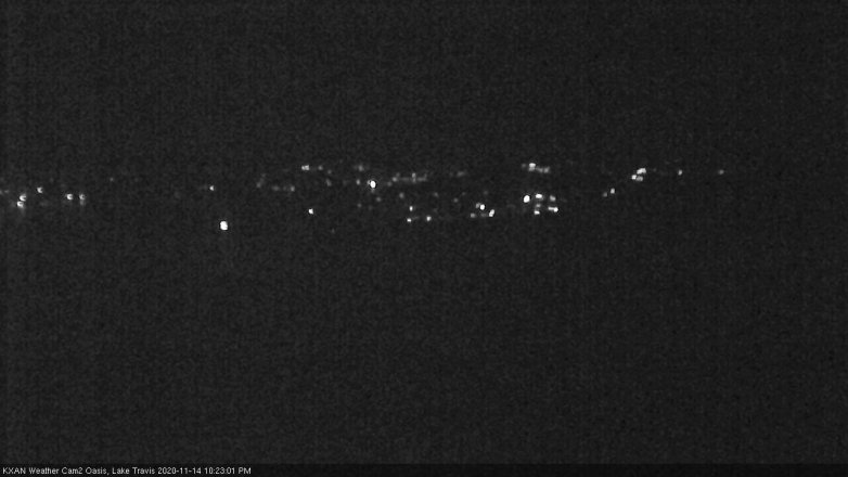 Lake Travis webcam, November 14, 2020 10:25 PM CT
