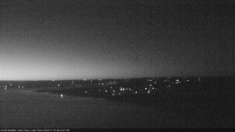 Lake Travis webcam, November 15, 2020 6:25 PM CT
