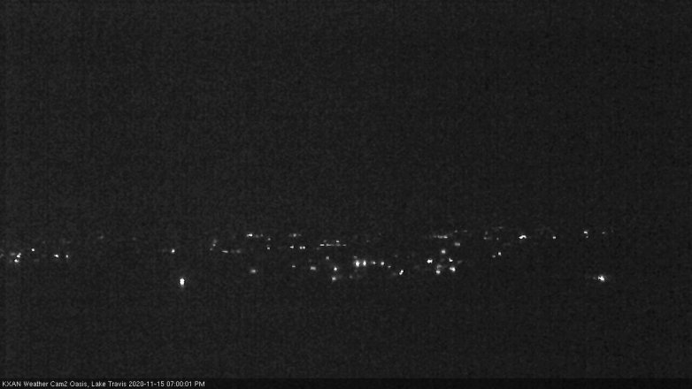 Lake Travis webcam, November 15, 2020 7:00 PM CT