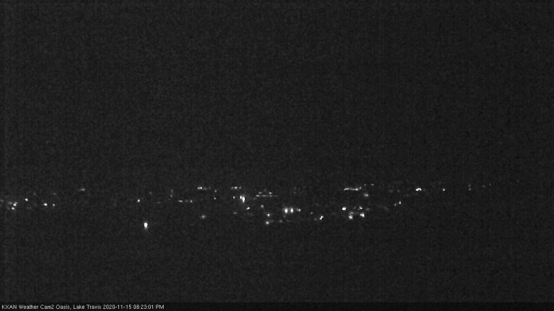 Lake Travis webcam, November 15, 2020 8:25 PM CT