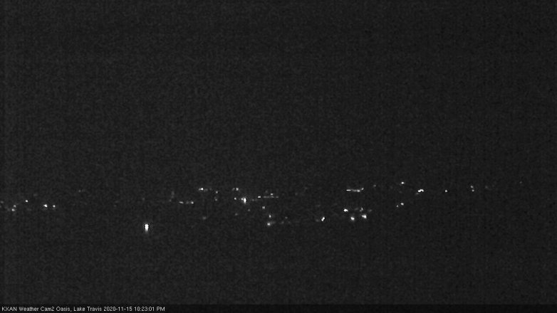 Lake Travis webcam, November 15, 2020 10:25 PM CT