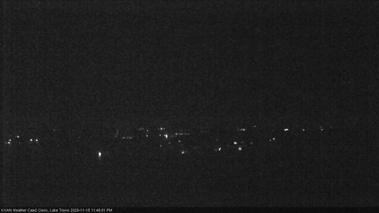 Lake Travis webcam, November 15, 2020 11:45 PM CT