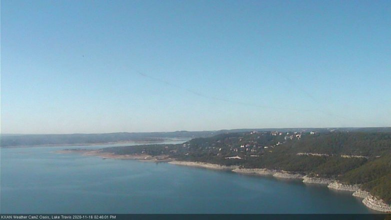 Lake Travis webcam, November 16, 2020 2:45 PM CT