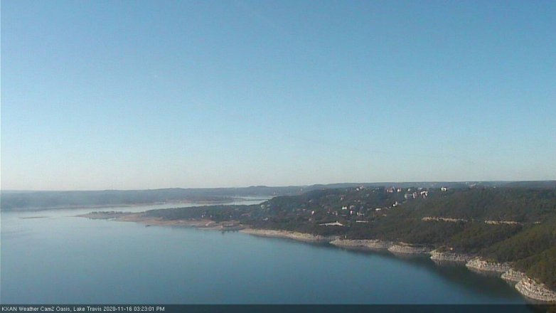 Lake Travis webcam, November 16, 2020 3:25 PM CT