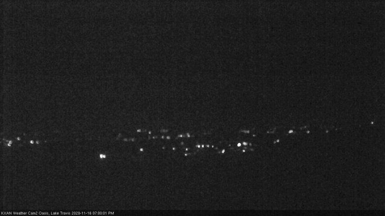 Lake Travis webcam, November 16, 2020 7:00 PM CT