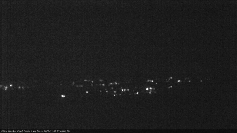 Lake Travis webcam, November 16, 2020 7:45 PM CT