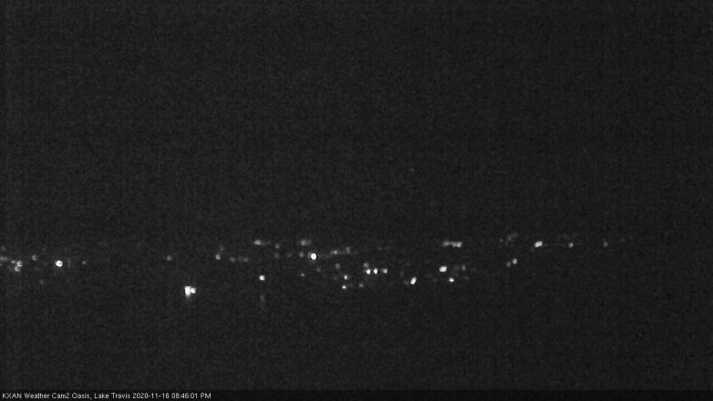 Lake Travis webcam, November 16, 2020 8:45 PM CT