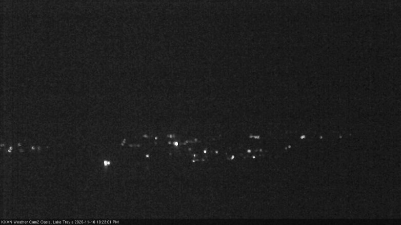 Lake Travis webcam, November 16, 2020 10:25 PM CT