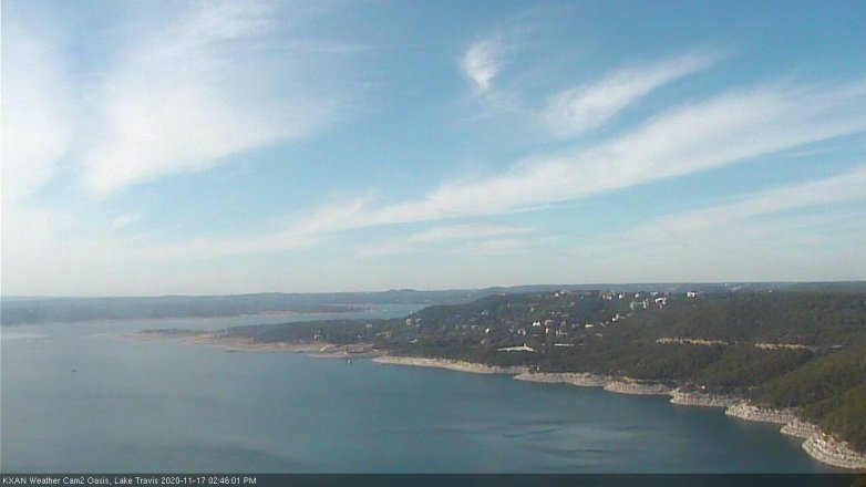 Lake Travis webcam, November 17, 2020 2:45 PM CT