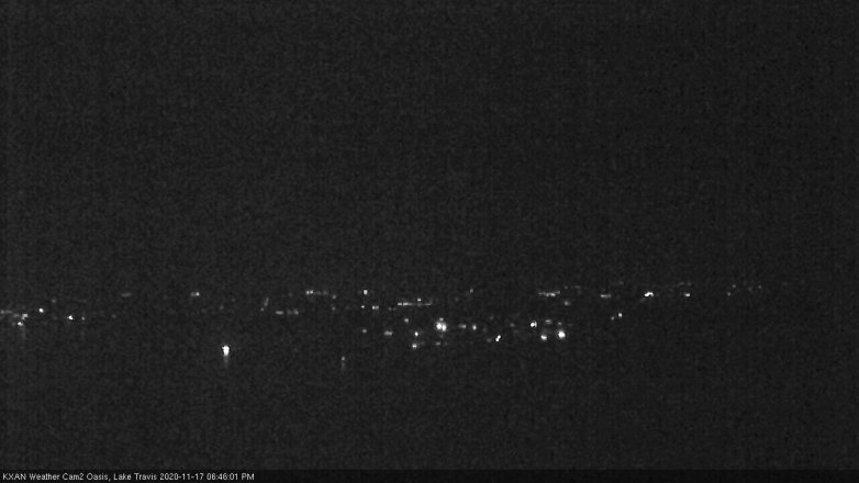 Lake Travis webcam, November 17, 2020 6:45 PM CT