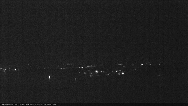 Lake Travis webcam, November 17, 2020 7:00 PM CT