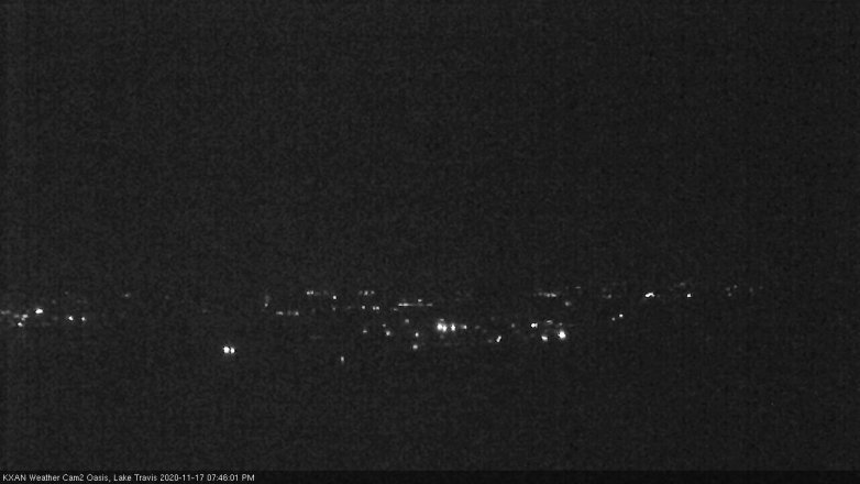 Lake Travis webcam, November 17, 2020 7:45 PM CT