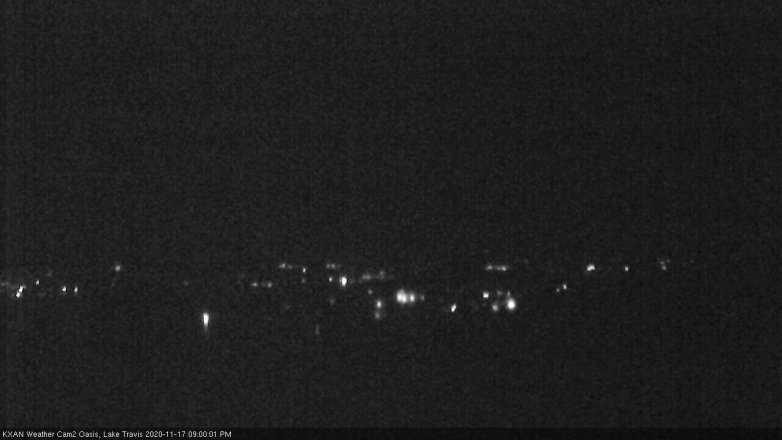 Lake Travis webcam, November 17, 2020 9:00 PM CT