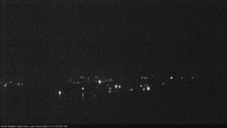 Lake Travis webcam, November 17, 2020 10:25 PM CT