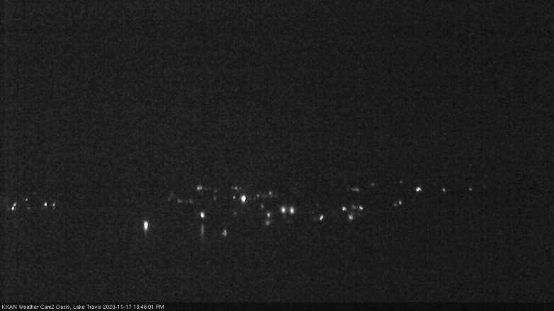 Lake Travis webcam, November 17, 2020 10:45 PM CT