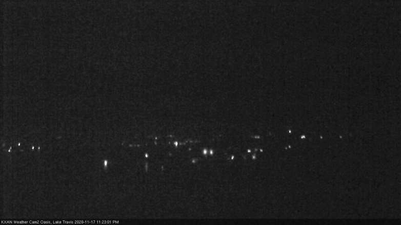 Lake Travis webcam, November 17, 2020 11:25 PM CT