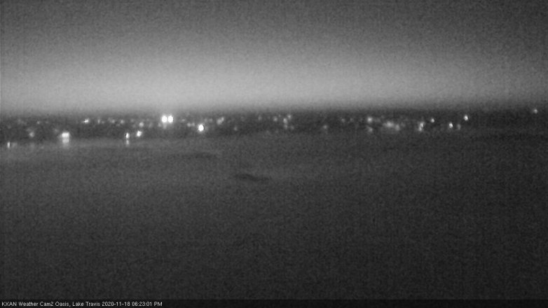 Lake Travis webcam, November 18, 2020 6:25 PM CT