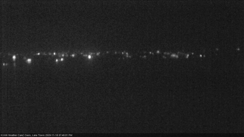 Lake Travis webcam, November 18, 2020 7:45 PM CT