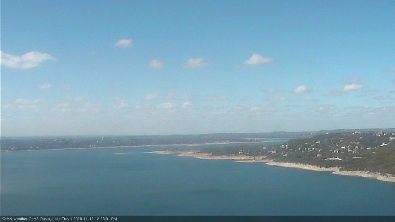 Lake Travis webcam, November 19, 2020 12:25 PM CT